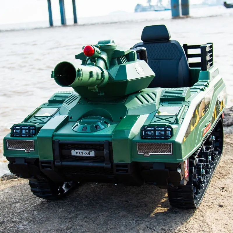 El-bil for barn Grønn Tank