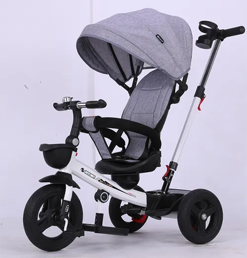 Trehjulssykkel for barn med kurv